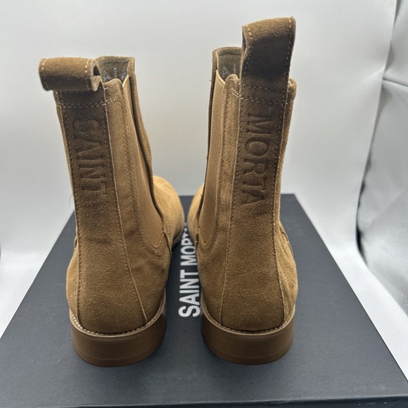 NEW Saint Morta Nomad Chelsea Boot,Tan Suede Leather,Leather Sole,Men's SZ:10M - Picture 4 of 15